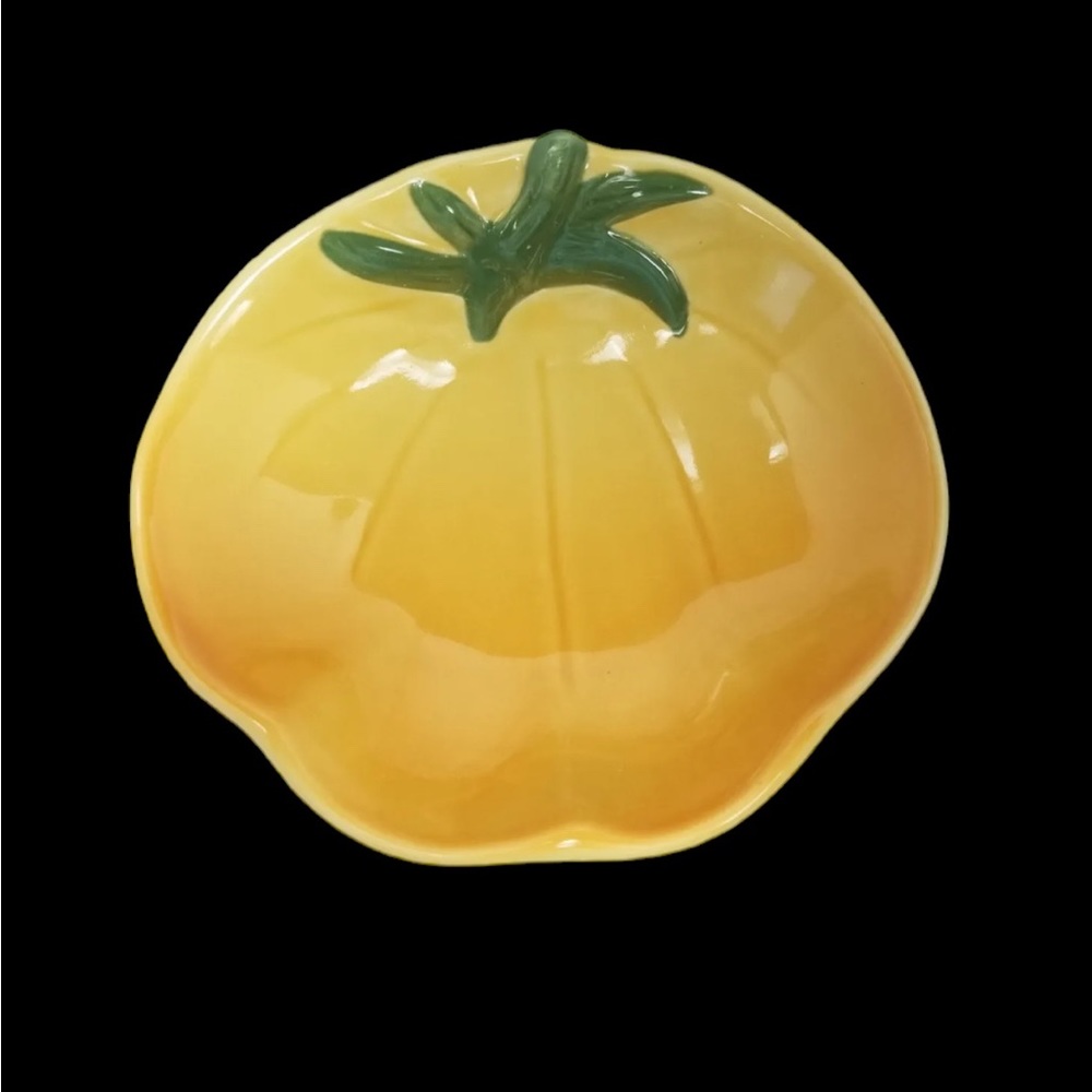 Williams Sonoma Heirloom Yellow Tomato Ceramic 5 inch Appetizer Bowl